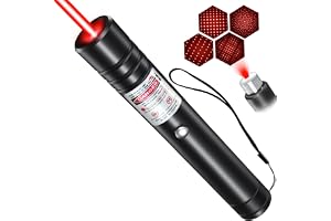 [Professional] Rechargeable Red Laser Pointer High Power Red Beam Laser Light Long Distance Range For TV/LED/LCD Screens Tactical Flashlights Presentation Office/Outdoors/Astronomic/Construction [001]