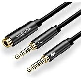 VegGieg 3.5mm Kulaklık ve Mikrofon Ayırıcı Y Kablo