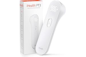 iHealth Thermomètre infrarouge sans contact PT3, mesure la température de toute la famille de façon hygiénique, indolore et avec une très grande précision