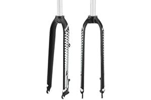 LYMFCFC Forcella per Mountain Bike Forcella Rigida 26 27,5 29 Pollici MTB Anteriore per Mountain Bike 9Mm QR Freno A Disco per Bicicletta B,27.5in