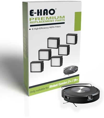 E-HAO 6 Pacchetti di spazzole a Vasca da Bordo Sostituzione per irobot roomba i j & e, Combo i j Series, Parti degli Accessori per Vuoto per i1 /i2 /i3 /i4 /i5 /i6 /i7 /i8 /j5 /j6 /j7 /j8 /j9 /e5/e6