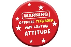 LIMALIMA 13th Birthday Gift For Boys & Girls Funny Teenager 76mm Badge