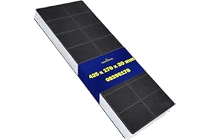 MONTERAL Filtr węgla aktywnego do okapu 425 x 170 x 30 mm 00296178 296178 DHZ3406 DHZ3405 LZ34500 Z5143X0 LZ34501 dla Bosch for Balay for Blaupunkt Gwarancja 10 MMMMMMM