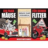 Die Klappkarte mit Mausefalle präsentiert Ihr Geldgeschenk witzig zu vielen Anlässen