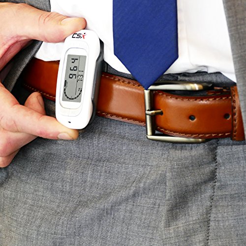 CSX – 3D Schrittzähler, Fitness Tracker mit Kalorienzähler, 7-Tage Speicher und Fortschrittsmonitor - 6