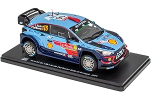 OPO 10 - Coche en Miniatura 1/24 Compatible para Hyundai i20 WRC - Sordo - Rally de Portugal 2018 - WRC04