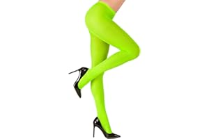 Widmann - Strumpfhose, 40 DEN, Neon, Kostümzubehör, Karneval, Mottoparty