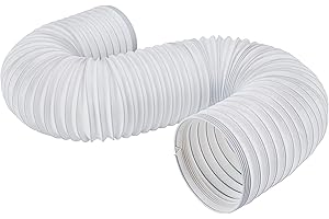 IRHODESY Tuyau de climatisation portable avec rallonge de tuyau AC de 15 cm de diamètre, résistant à la chaleur et à la corrosion, convient pour les climatiseurs, déshumidificateurs, séchoirs à linge