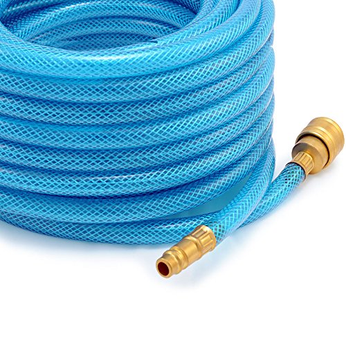 Druckluftschlauch 20m – 15bar + Schnellkupplung – Wandstärke 3mm – Druckschlauch Luftschlauch Kompressor 1/4″ Anschluss - 3