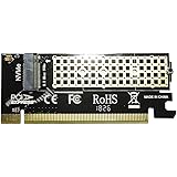 glotrends M.2 PCIe NVMe or PCIE AHCI SSD to PCIE 3.0 x4 Adapter Card for Key M 2230-2280 Size M.2 SSD (PA05)