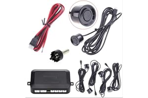 SANWOOD Alarme radar de recul avec 4 capteurs (argent)