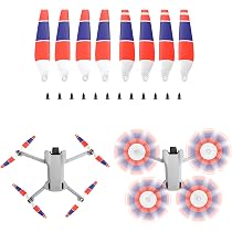 Hélices Pour Drone DJI Mini 3 Pro - Lot De 8 - Silencieuses Et Faciles à Installer