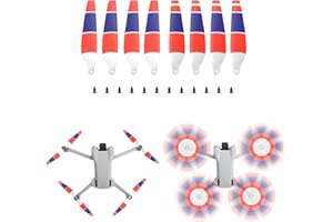 ZJRXM Lot de 8 hélices silencieuses pour drone DJI Mini 3 - Pièce de rechange pour drone DJI Mini 3