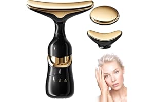 MECCTUCK Urządzenie do masażu twarzy, elektryczne urządzenie do masażu twarzy, z 3 zapasowymi głowicami, urządzenie zapobiegające starzeniu się, urządzenie do masażu twarzy, szyi, oczu, liftingu twarzy