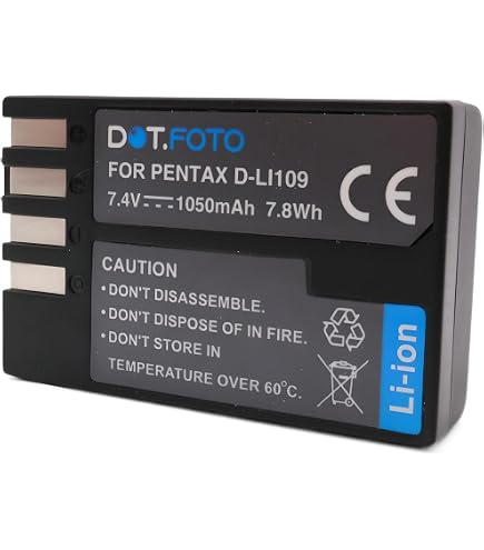 Batteria Agli Ioni Di Litio Ad Alta Capacità Per Fotocamere Pentax, Konica Minolta, Sigma – Sostituisce NP-400, DLI-50, BP-21, 7.4V, Protezioni Multiple - 6