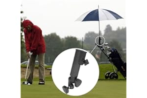 YUEHUAM Golf Cart Umbrella Holder Umbrella Holder for Universal Trolley Attachment for Golf Push Cart for Golf Trolleys or Other Similar Trolleys