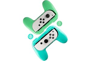 Lammcou JoyCon Mango, Interruptor Soporte ergonómico del Controlador Joycons Accesorio Cubierta Protectora Hand Grips Accessories