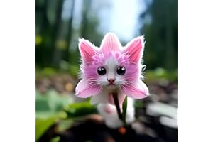 HIBORTH Graines d'Orchidée Chat - 100 Graines d'Orchidée, Fleurs Vivaces à Planter | Graines de Fleurs pour Intérieur et Extérieur (F)