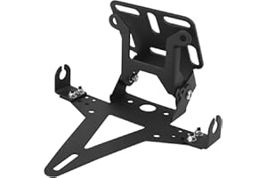 RUANI Motorcycle License Plate Holder，Universal Motorbike Tail Tidy Adjustable Number Eliminato Plate Frame Holder For Yzf R1 R3 R6 R15 R25 Fz6 Mt-07 Mt 07