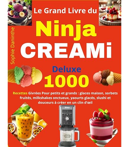 Diealles Shine Lot De 4 Bacs à Crème Glacée Pour Ninja Creami NC500 NC501 Avec Couvercles
