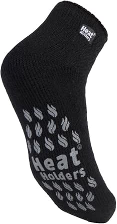 Heat Holders - Mens BIGFOOT Thermal Non Slip Slipper Socks with Gripper Sole eBa