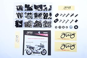 ‎AVDB avdb-Moto kit Schrauben AVDB komplette Verkleidungsmontage kompatibel mit YZF Thunderace 1000 1996-2003 (Grau/Titan)