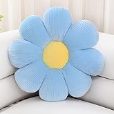Sioloc Flower Shaped Throw Pillow Butt Cushion - Floor Seating Cushion, Cute Room Decor & Plush Pillow for Bedroom, Sofa, Cha