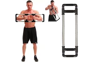 GoFitness Push-Down Brusttrainer, Trainingsgerät für Brust & Arm, Tragbarer Oberkörpertrainer für Zuhause, Reisen und Outdoor