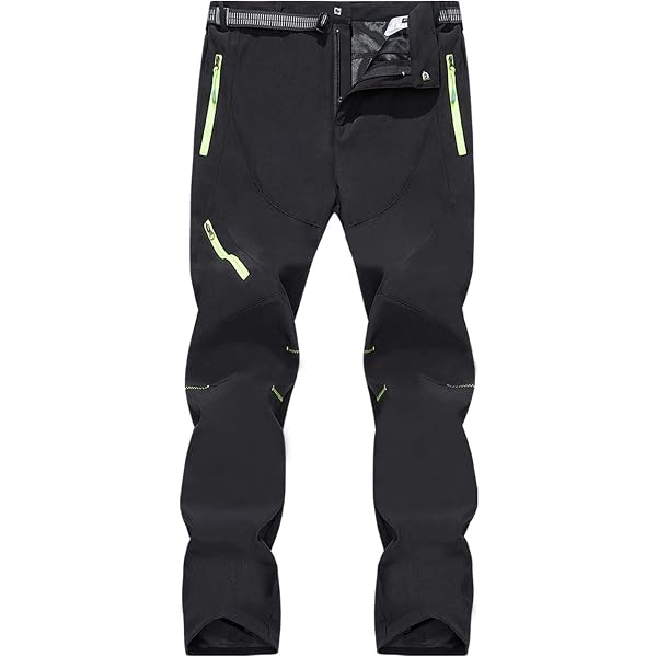 Pantalon De Ski Softshell Enfant Doublé Polaire - Cargo, Thermique, Résistant Neige/Vent
