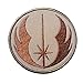 Produktbild aquiver Star Wars Jedi Orden bestickt Verschluss Patch Airsoft Paintball Patch braun