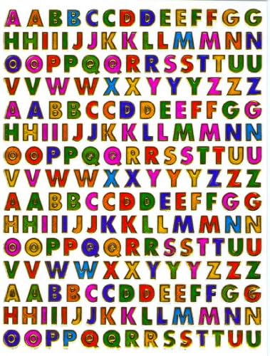 A-Z A to Z Alphabet Letter Character Glittery Decal Ornamental Sticker for Decorate Scrapbook Greeting Card Notebook Cell Phone Mobile Phone Decorative Sticker Ornament N
