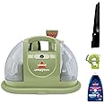BISSELL Little Green Multi-Purpose Portable Carpet and Upholstery Cleaner Little Green, Carpet Cleaner, Portable Spot Cleaner & Stain Remover for Carpets, Stairs & Car, Sofa Cleaner