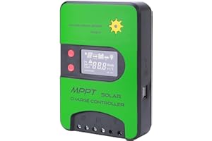 HUGOOME MPPT 75V 20A 12/24-Volt Contrôleur/Régulateur de Charge Solaire pour Batterie Gel Sealed Flooded et Lithium, Bluetooth intégré utilisant l'application iConnect pour l'appairage du smartphone