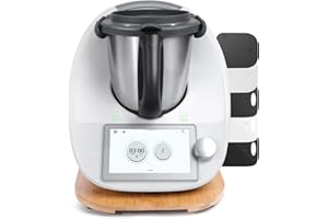 ‎INWEE Inwee Deska ślizgowa dla Thermomix TM6/TM5, Deska bambusowa dla Thermomix z kółkami, Łatwo przesuwana deska ślizgowa - Bambus