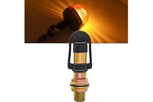 Biqiure 1PC Beacon Mounting Bracket,Flexible DIN Pole Base Fixing Bracket with Wire for Forklift Truck Flashing Rotating Warning Light - I Shape