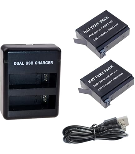 USB Dati Trasferimento Batteria Cavo Caricabatterie Per GOPRO Go Pro