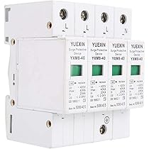 BuyWeek Überspannungsschutz 2P 40KA - Hutschienen-Montage Für Haus-Elektrik