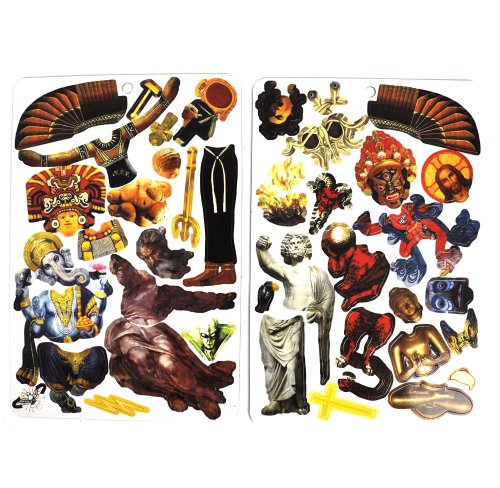 Unemployed Philosophers Guild OMG Design Your Own Deity Magnetic Play Set - Mix and Match God Creation Set