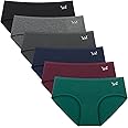 Cholewy Womens Underwear Multipack - Soft and Stretchy Ladies Knickers Comfortable Cotton Pants for Women, Ideal for Daily Wear (Pack of 6)