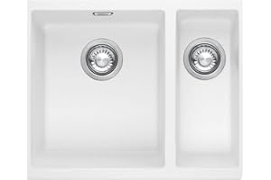 Franke Sirius SID160PW 1.5 Bowl Tectonite Undermount White Kitchen Sink