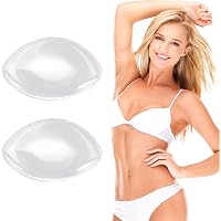 In One Clothing Transparente Silikon-BH-Einlagen – Unsichtbare Körbchenvergrößerung, 170 G Set, Flexibel, Mehrfach Verwendbar