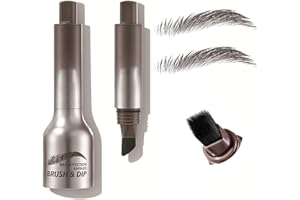 YILLTOY 2 Stück Brauenbürste Brow Lifting Set, 3D Augenbrauenstift, Schnell Trocknend, Wasserfest, Natürliche und Lang Anhaltende (02#TAUPE)