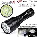 Produktbild Supperhell Klein LED Taschenlampe, Siswong 22000-35000 LM CREE 5 Mode Tactical HandLampe Laternen Stirnlampe Flashlights (9x/22000LM)