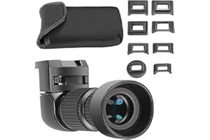 Impulsfoto - Mirino angolare professionale, per fotocamere Canon EOS, Nikon, Fuji, Pentax, Minolta e Olympus