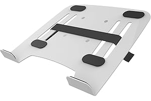 PureMounts ADAPT-NB Plaque Adaptateur VESA universel pour les ordinateurs portables à monter sur un support mural avec VESA 100x100, blanc