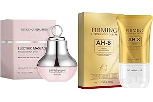 FUBSTA Neck-Eye Care Tightening & Revitalizing Set - AH-8 Firming Neck Cream,Smooth of Fine Lines, Eye & Neck Treatment,Skin Moisturizer,Deep Moisturizing Skincare