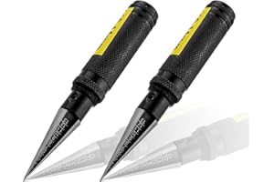 Bestgle 2 Packs 0-14mm Metal Hole Puncher Car Body Shell Hole Opener Expanding Reamer Drill Tool With Size Indicator for RC Car Truck Ship Aircraft Model