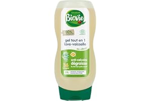 Biovie - Gel lave vaisselle aux extraits de citron - Vaisselle - Ecodétergent - Bouteille de 720ml
