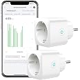 EIGHTREE Presa Intelligente Wi-Fi Esterna IP44, Monitoraggio Energia E Controllo Vocale Con Alexa E Google Home - 2