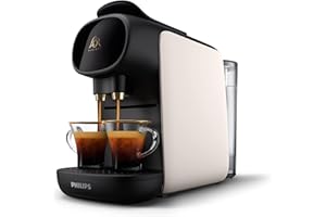 Philips L'Or Barista Sublime, Machine à Café à Capsules, compatible capsules Nespresso, Capsules XXL pour 1 café double ou 2 cafés à la fois, Blanc, (LM9012/00)